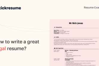 How to write a legal resume for jobs in Lucknow